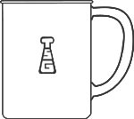 Beaker, Mug with Pouring Handle